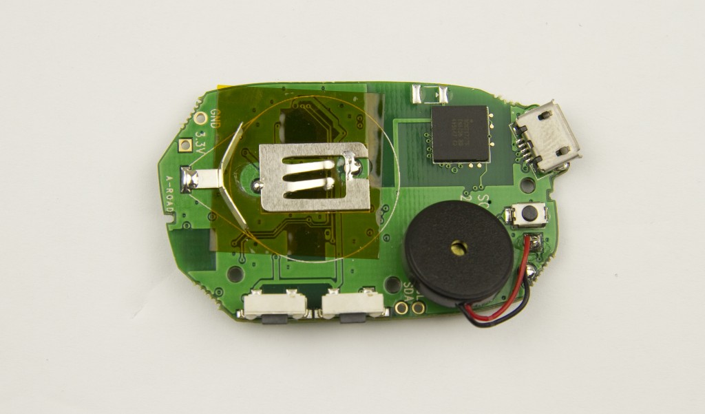 Bluetooth Smart Sensor Tag High resolution PCB back