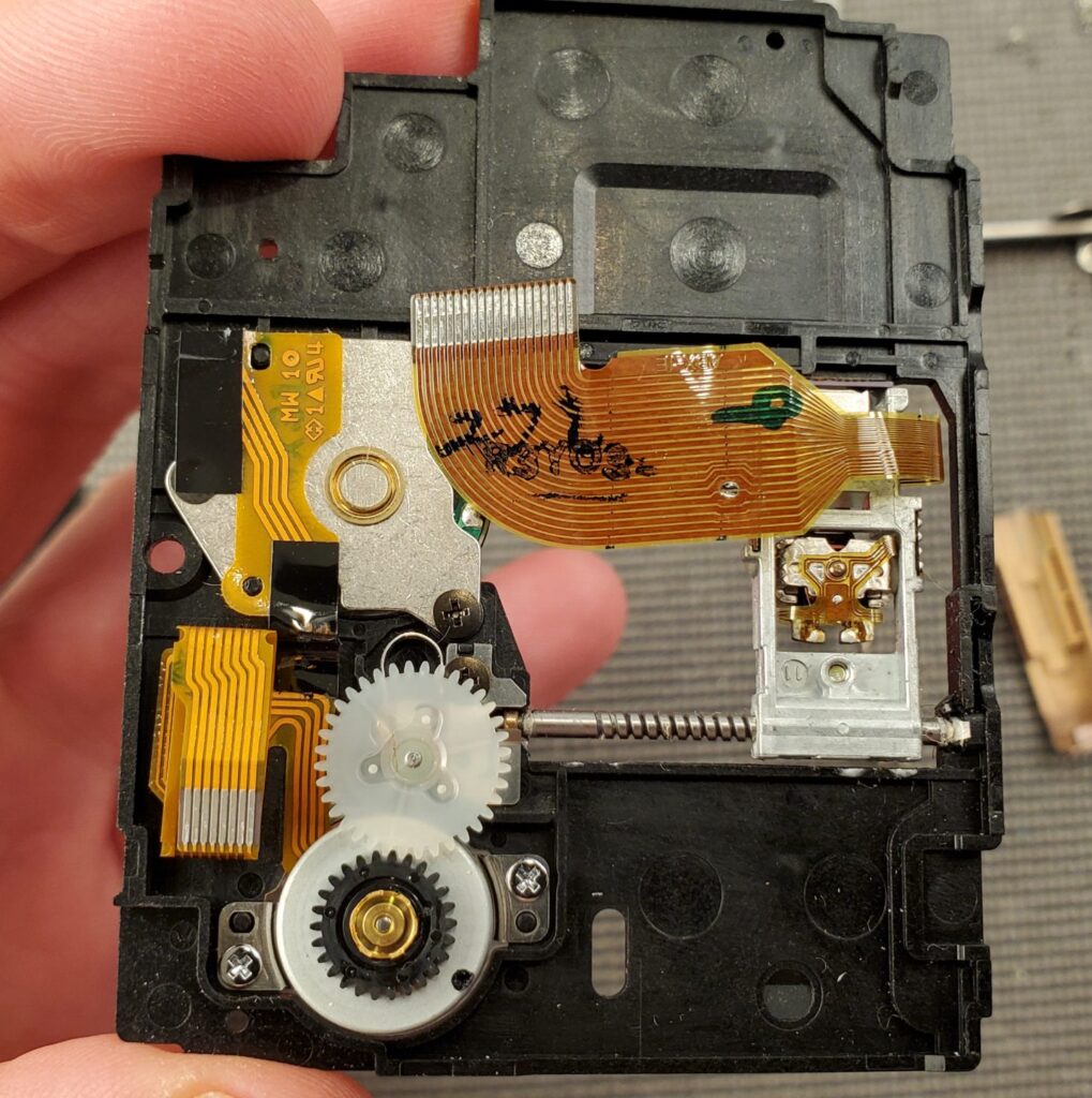 Sony MZ-E720 MiniDisc Player Drive Mechanism Back Side