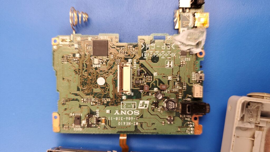 Sony MZ-N420D main board back and spider nest