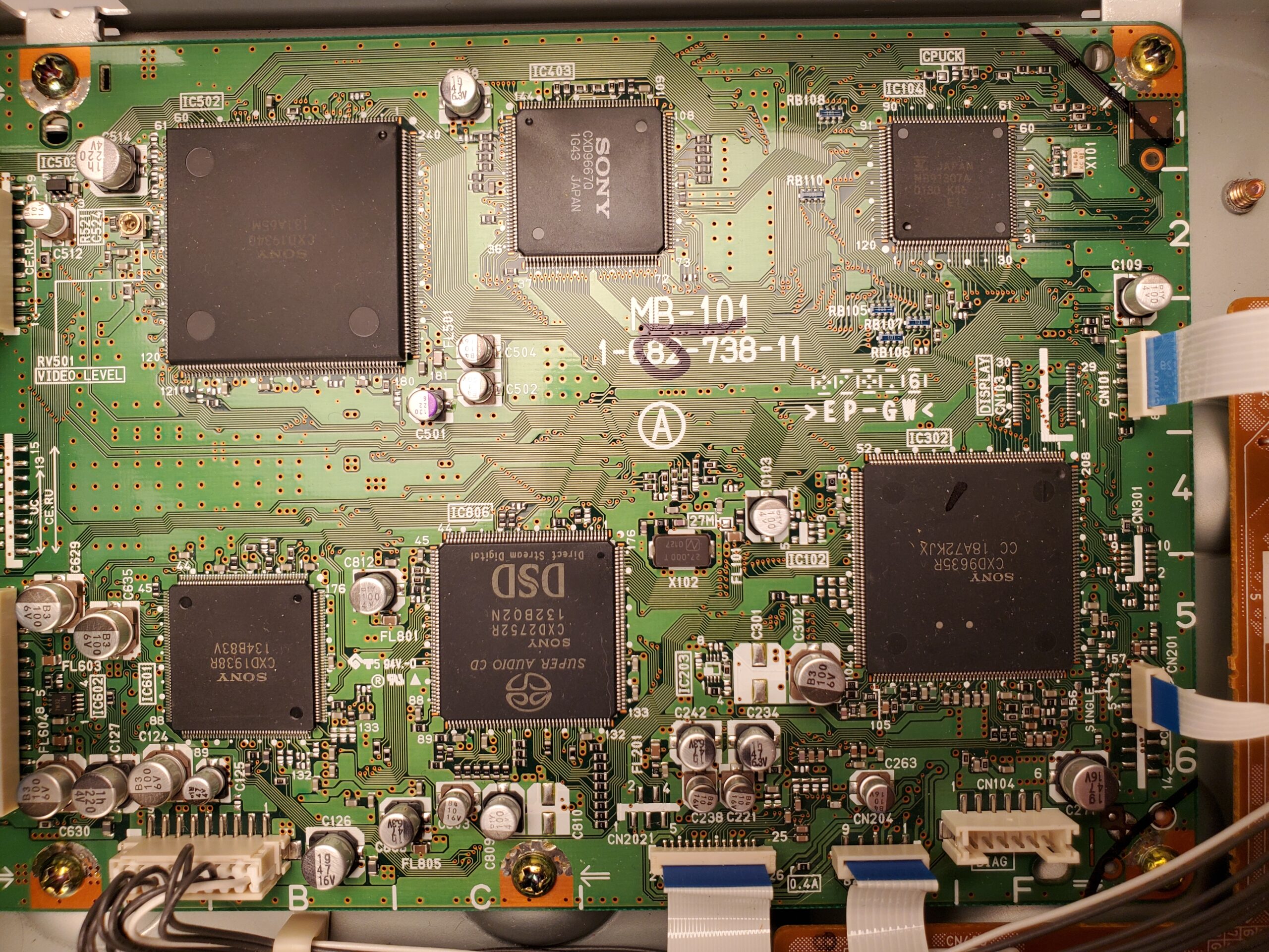 Sony DVP NS900V Digital Board