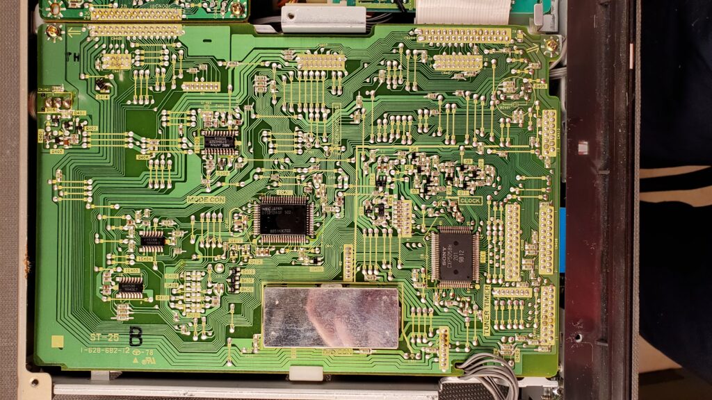Sony EV-S350 Video8 VCR Teardown and Repair Board