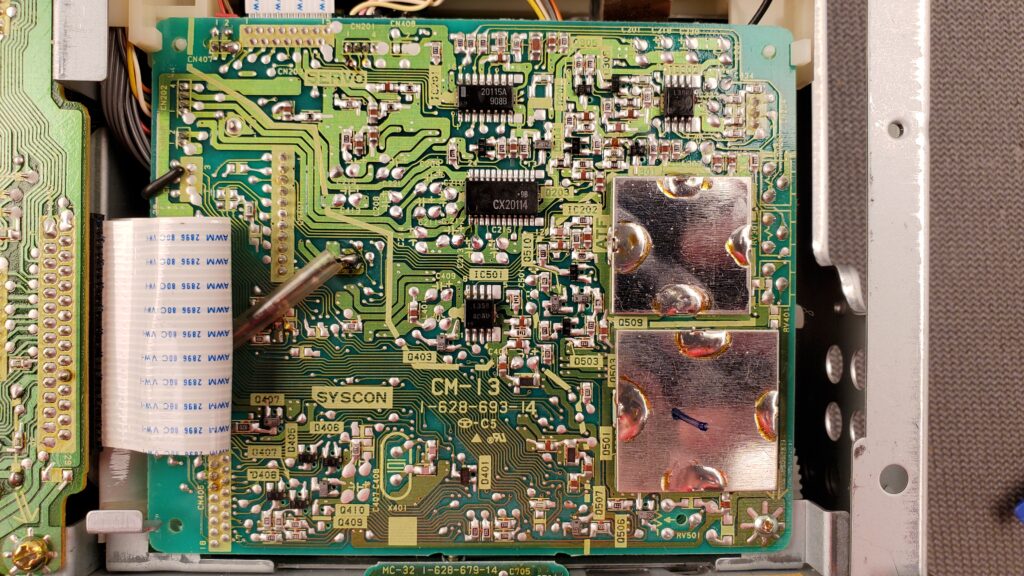 Sony EV-S350 Video8 VCR Teardown and Repair Video Out Board