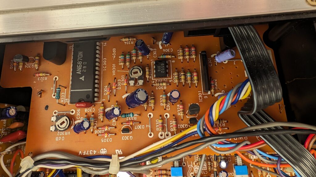Technics RS-M228X Teardown and Repair - Display Control Board